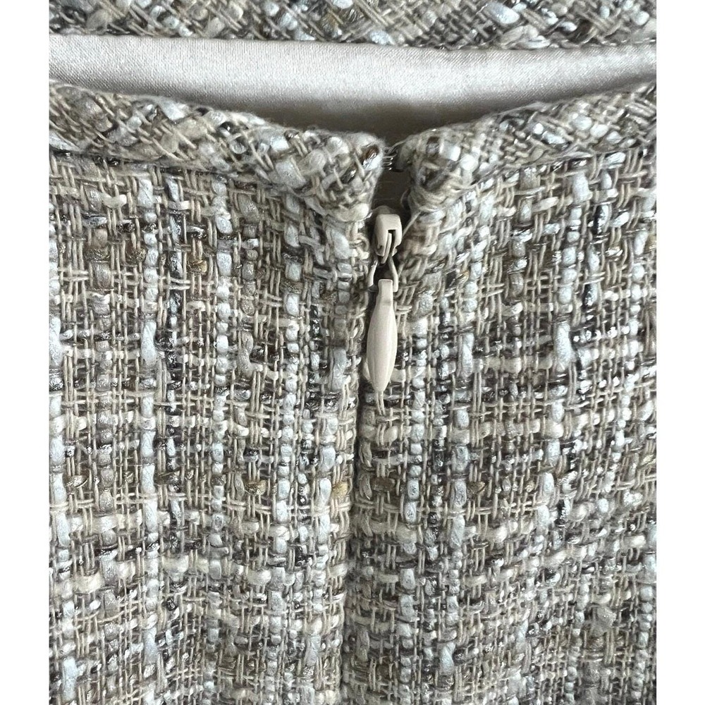 Preston &‎ York Tweed Pencil Skirt 8 Y2K Office Siren - Picture 4 of 7